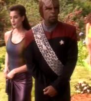 Jadzia Dax Makes Herself At Home On The Pleasure Planet Risa On DS9